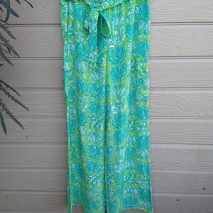 Lilly Pulitzer silk elephant pants
